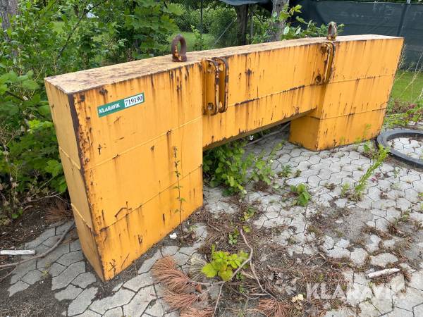 Ballastklods til kran