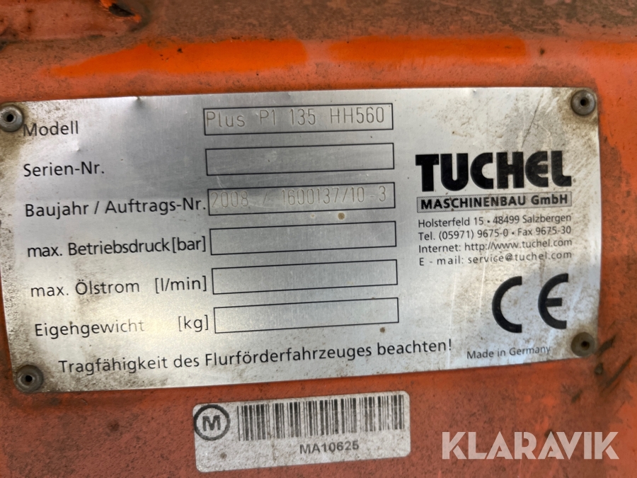 Kost TUCHEL Plus P1 135 HH560