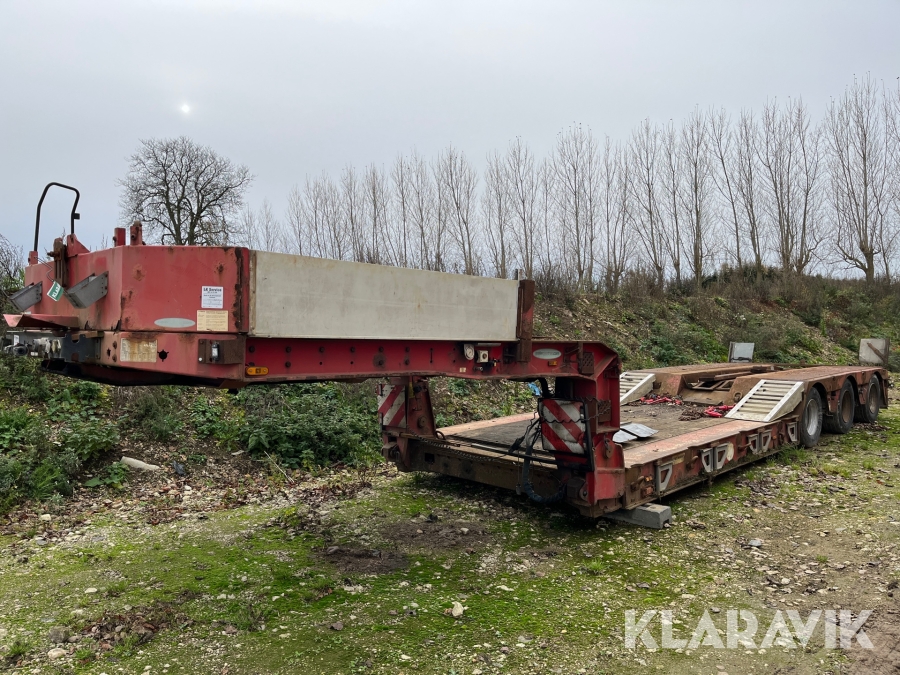 Blokvogn Faymonville STBN-3VA 3 skslet sengetrailer