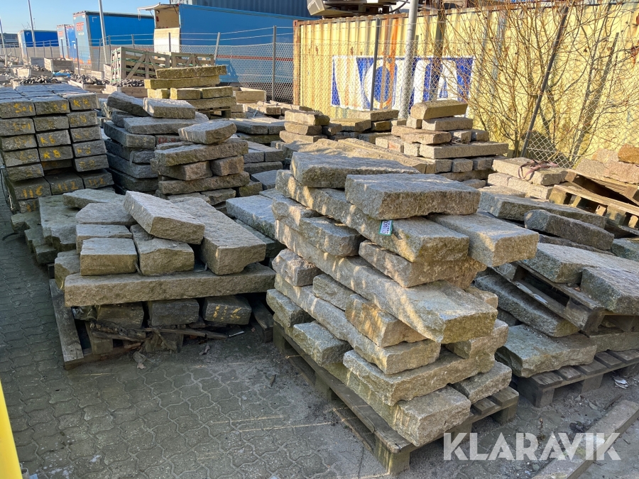 Granit kantsten Granit 25 paller