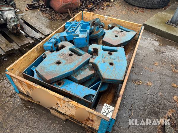 Frontklodser til Ford traktor 11 styk
