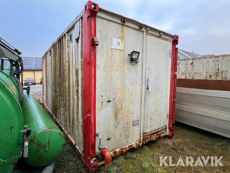 20 fods container med bad/toilet/omklædning, Syddjurs, Klara