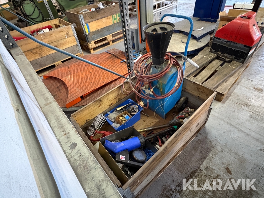 Samlet lot - malersprøjte, vvsudstyr mm