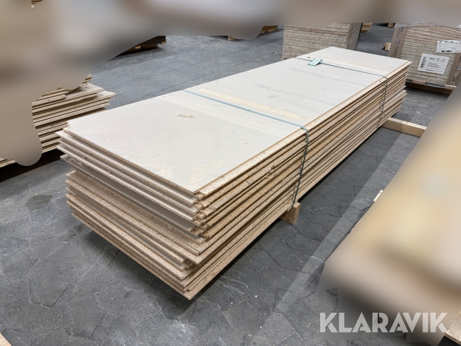 Gulvspånplader ca. 17 styk
