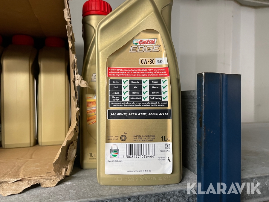 Castrol 0W-30 Castrol, Næstved, Klaravik auktioner