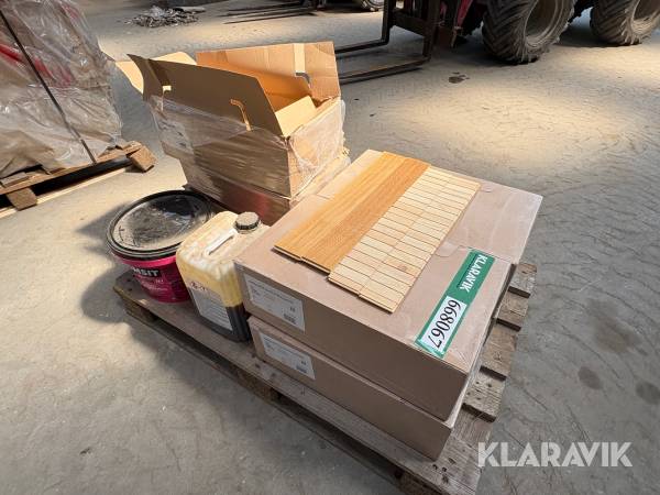 Stavparket gulv Moland Eg 10 kvm