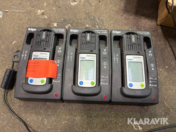 Gasdetektor Dräger X-am 2000 3 styk