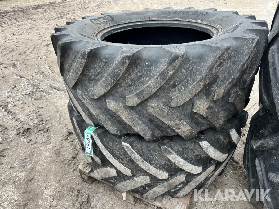 Traktordæk BKT Agri Max 480/65R28 - 2 styk