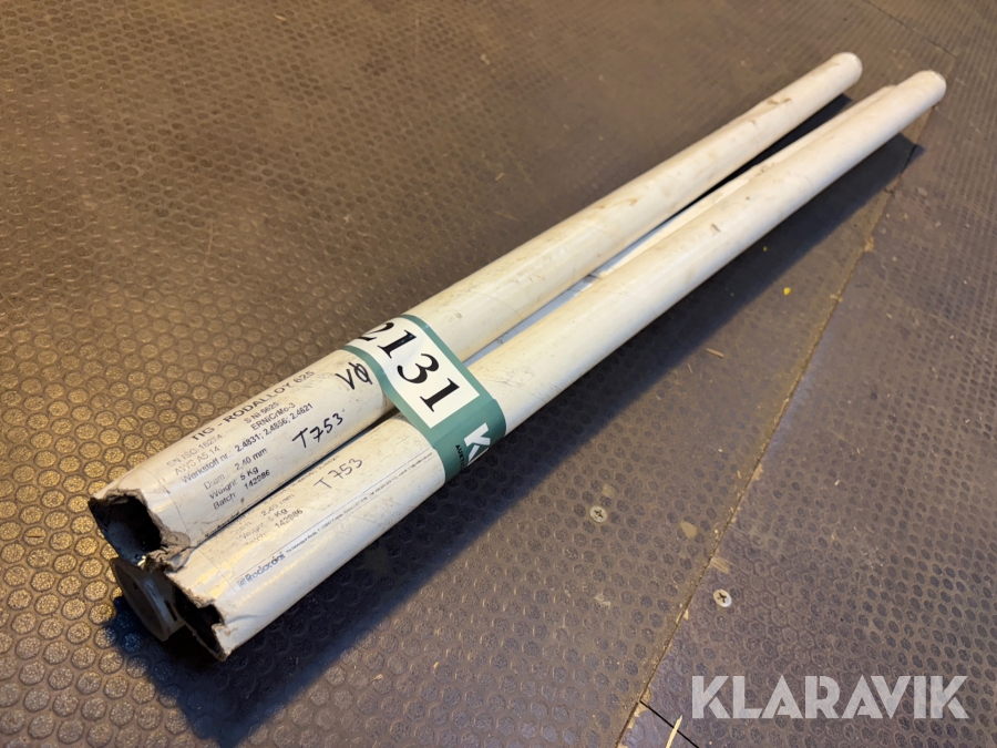 Svejsetråd RODACIAI Tig - rodalloy 625 - 3 ruller