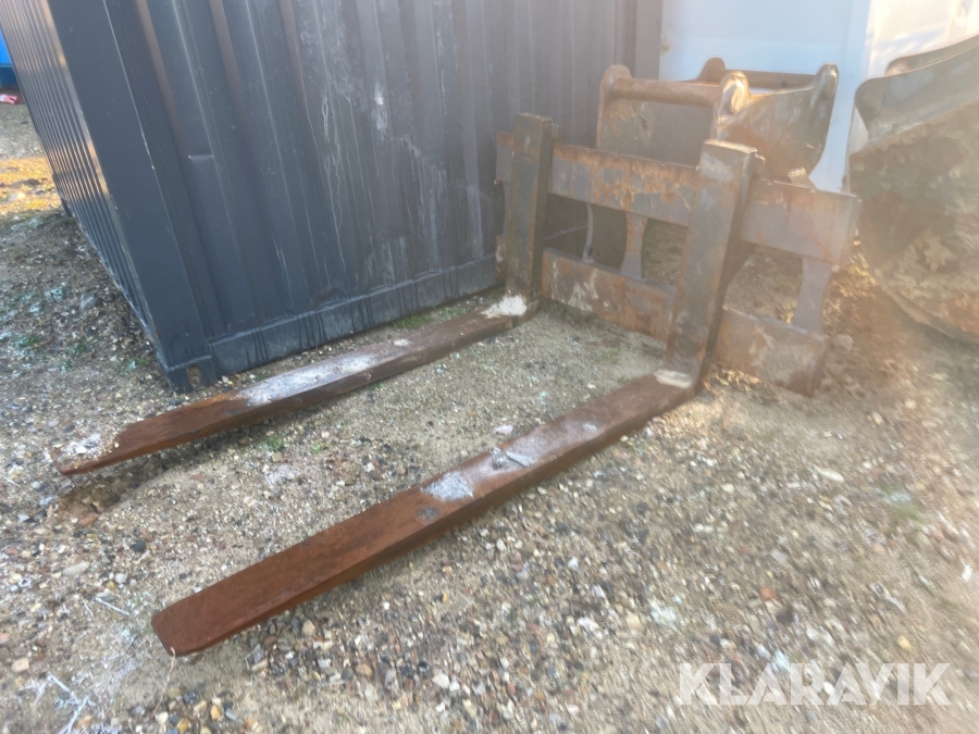 Pallegafler til gravemaskine S70