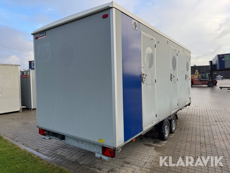 Toilet- og badeskur Scanvogn 1400