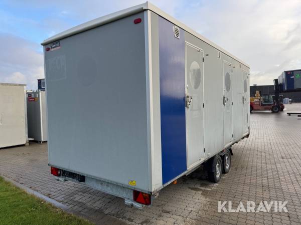 Toilet- og badeskur Scanvogn 1400