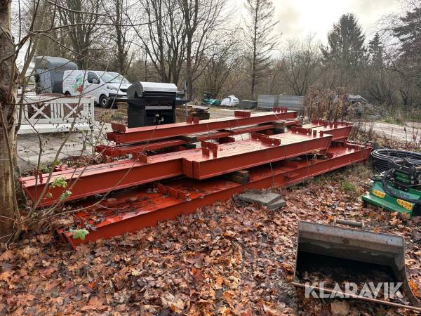 Stålkonstruktion til lagerhal 300 m2