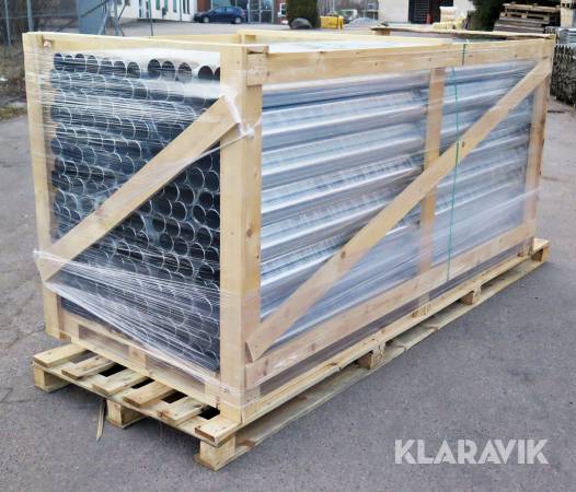 Nedløbsrør zink Ø76 mm 50 styk à 2500 mm