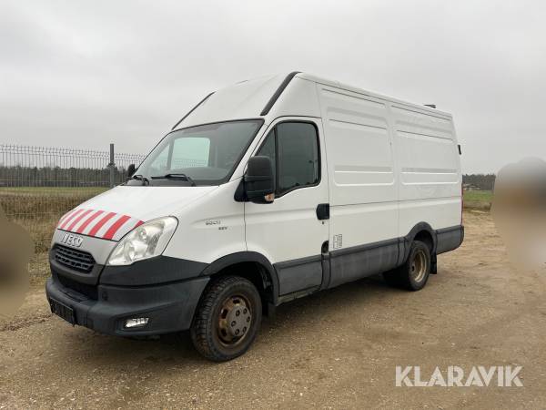 Lastbil Iveco Daily 50c17 med kran