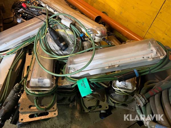 Arbejdslys Protecta Ip65/67 12 lamper