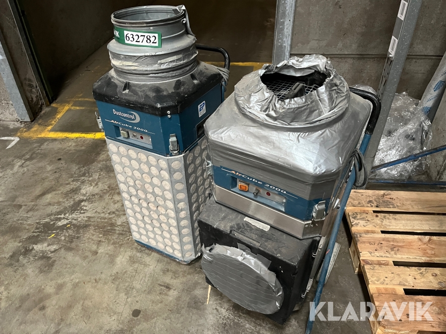 Luftrensere Dustcontrol Aircube 2000 2 styk