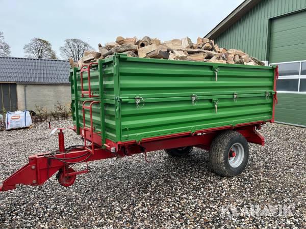 Tipvogn Præstbro Maskiner T654/1 3-vejs tip - med bremser