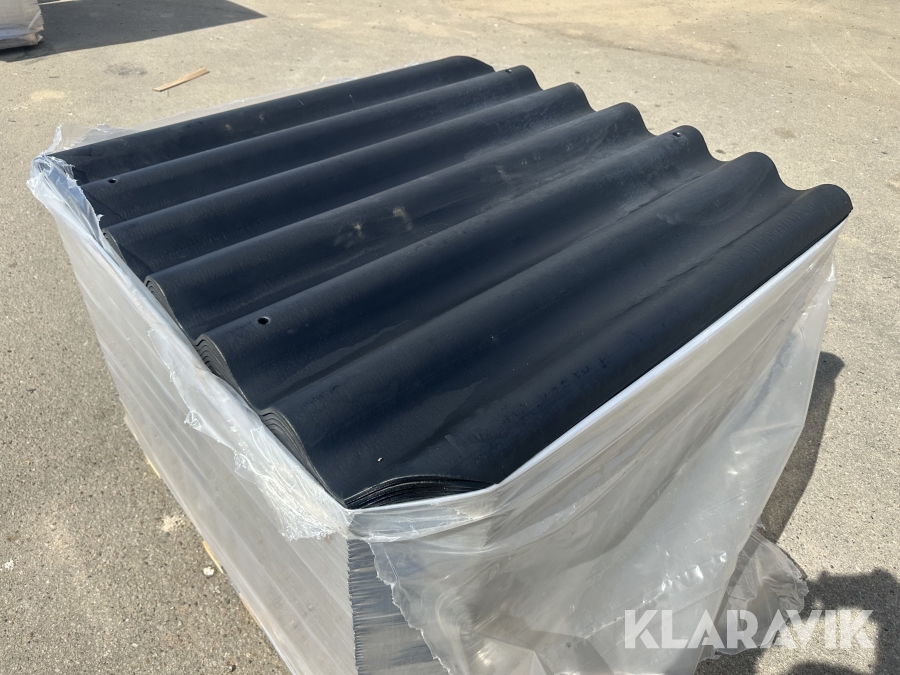 Bølgeplade Euronit 700T HJ/HU Sort - 150 styks