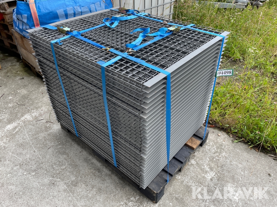 Gitter til lagerreoler 30 styk