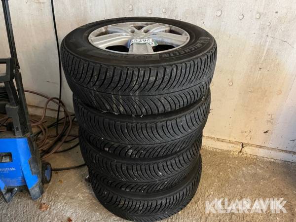 Vinterdæk med alufælge Michelin Pilot Alpin5 SUV 4 styk