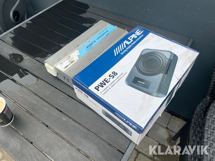 Subwoofer - power inverter Alpine - Branford PWE-S8 