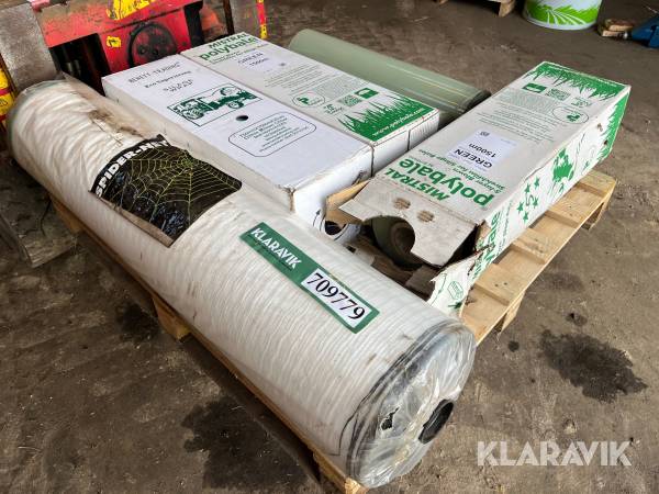 Diverse folie og net blandet