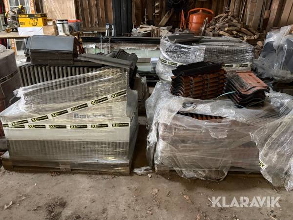 Teglsten Blandet flere forskellige slags