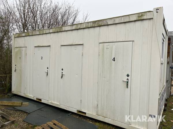 Toilet og bad vogn - CTX Containex 20-S