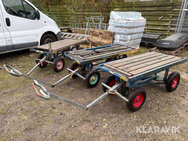 Trækvogne med løft 3 styk ALIA TOOL