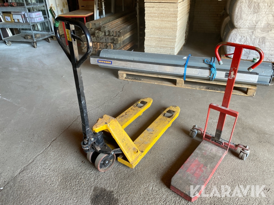 Palleløfte og halvpalleløfter