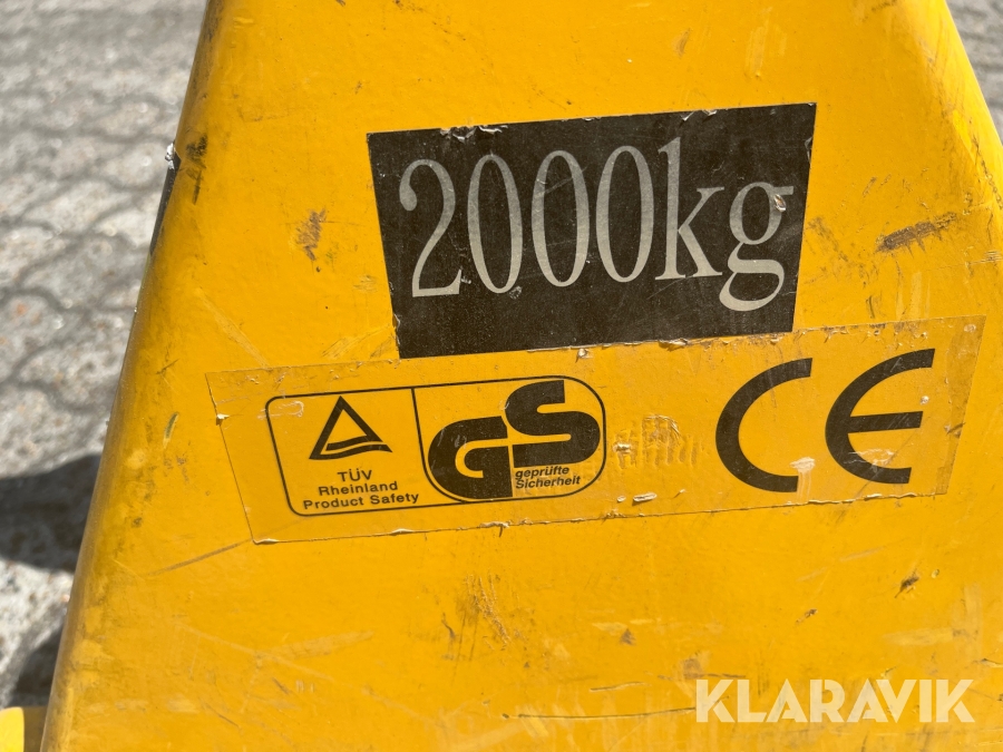 Pallevogne Intra.se 2000 kg