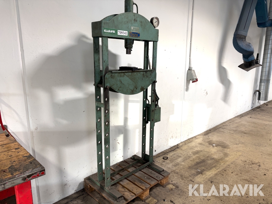 Hydraulisk værkstedspresse Compac P 15 - manuel