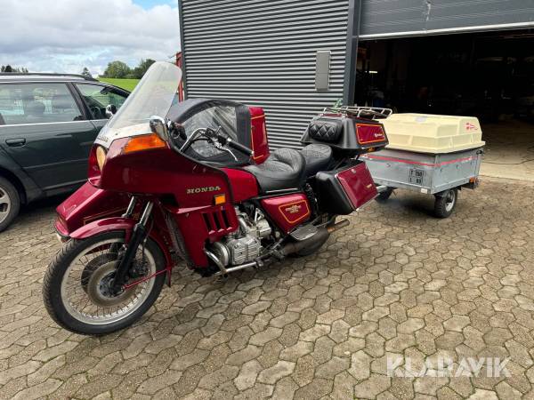 Honda  Golden wing med påhængsvogn og trailer