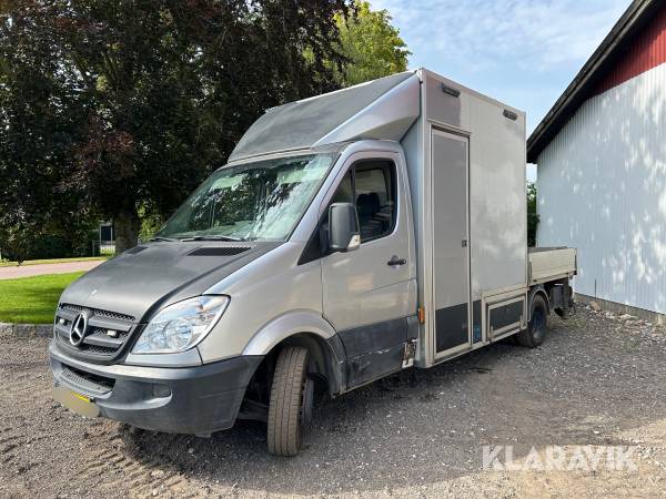 Lastbil m kran Mercedes Sprinter