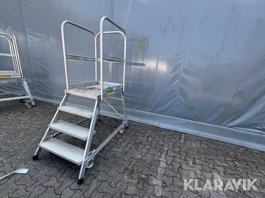 Trappe platform på hjul