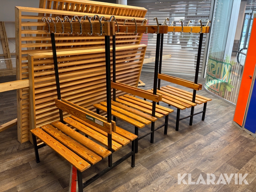 Garderobestativer - 3 styk