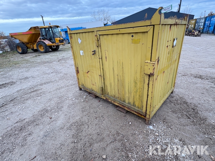 Dieseltank i container