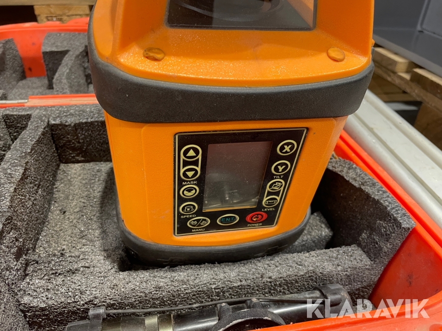 2D maskinstyring og rotations laser Mikrodigger – GEO Fennel XC2 - FL 400-HA-G