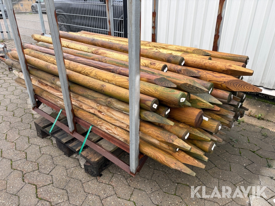 Hegnspæle trykimprægneret