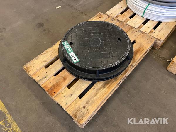 Kloakedæksel Klb En-124-5 ø600mm 12.5 ton 2 styk