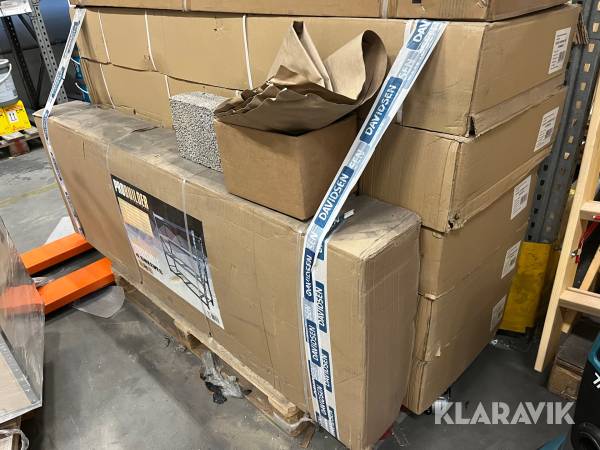 Stålreoler Probuilder Industrial Steelshelf 6 styk