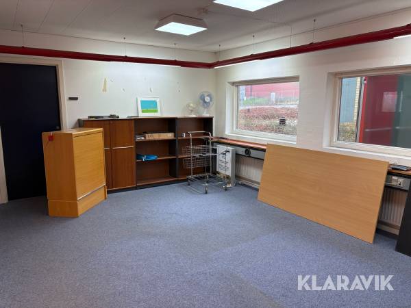 Rullevogne, rengøringsvogn og kontor møbler