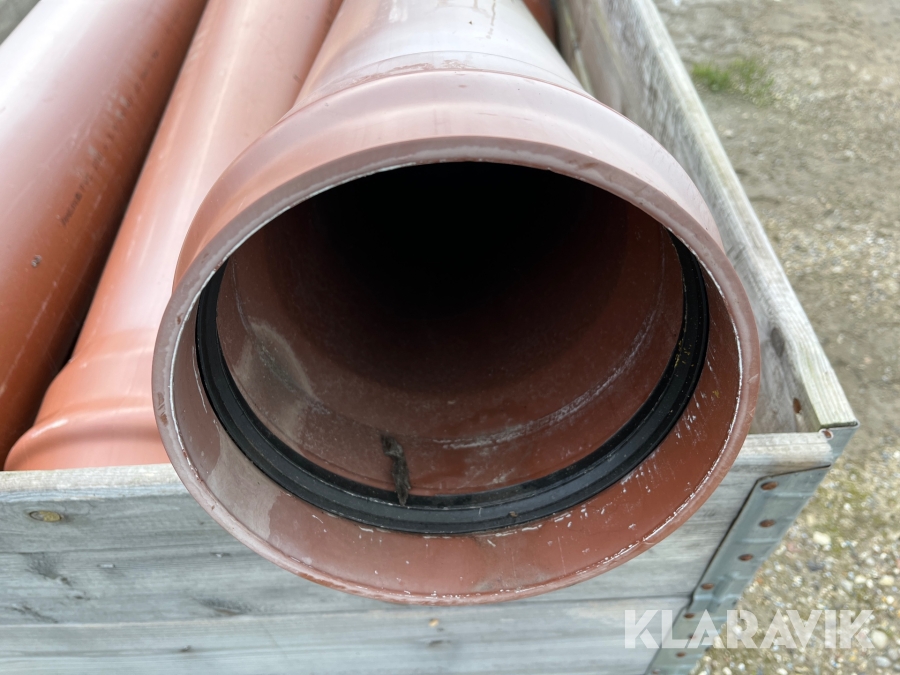 Kloakrør Pipelife PVC 200x5,9, Rebild, Klaravik auktioner