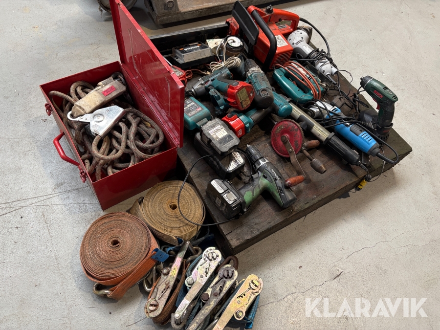 Blandede lot håndværktøj