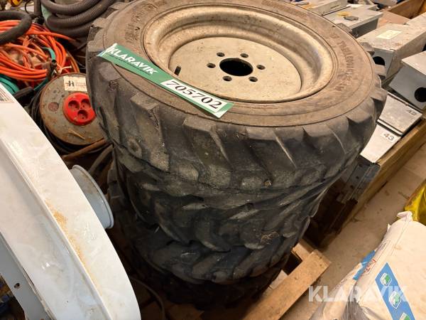 hjul til minilæsser 4 styk