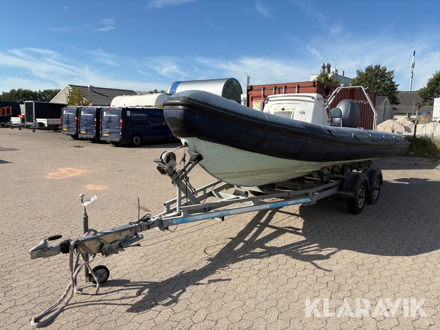 Gummibåd Eldorado Tornado og trailer