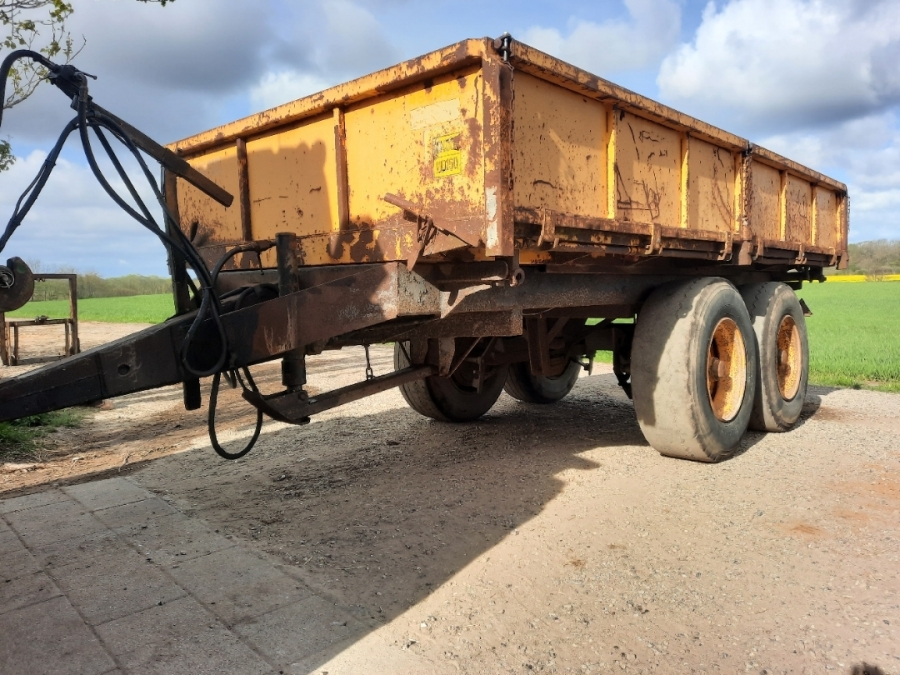 Entreprenør vogn 14 tons 3 vejstip