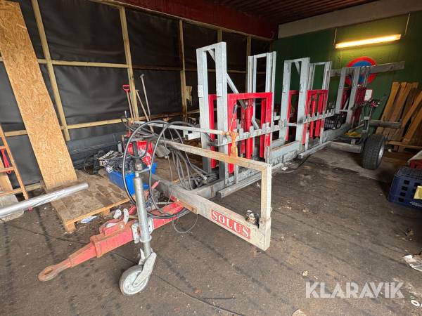 Påhængsvogn Solus til skraldecontainere