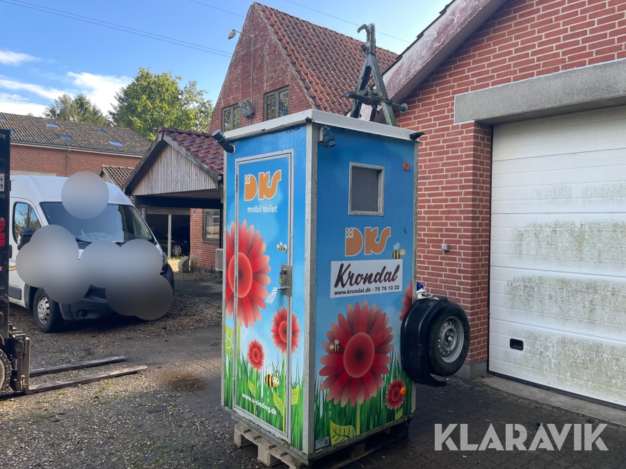 Toilet trailer Scanvogn 500 kg